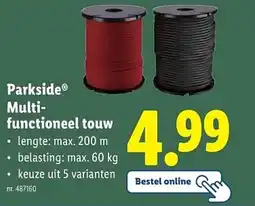 Lidl Parkside Multi- functioneel touw aanbieding