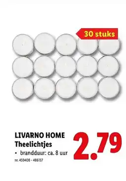 Lidl Livarno home theelichtjes aanbieding