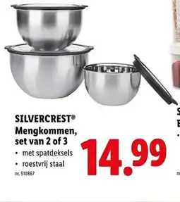 Lidl Silvercrest mengkommen aanbieding