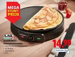 Lidl Silvercrest pannenkoekenmaker aanbieding