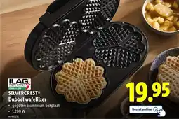 Lidl Silvercrest dubbel wafelijzer aanbieding