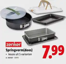 Lidl Zenker springvorm doos aanbieding