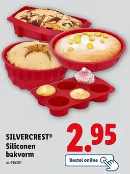 Lidl Silvercrest siliconen bakvorm aanbieding