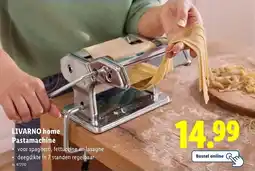 Lidl Livarno home pastamachine aanbieding