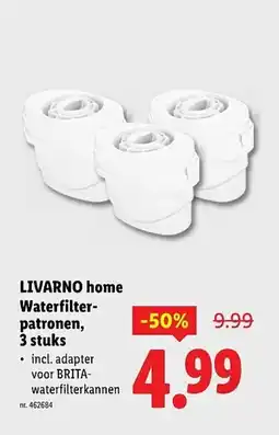 Lidl Livarno home waterfilter- patronen aanbieding