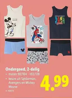 Lidl Ondergoed aanbieding