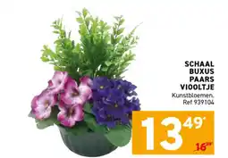 Trafic Schaal buxus paars viooltje aanbieding