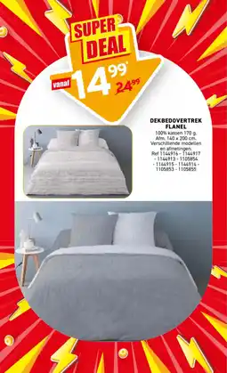 Trafic Dekbedovertrek flanel aanbieding