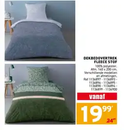 Trafic Dekbedovertrek fleece stof aanbieding