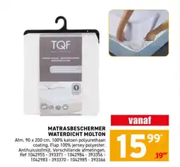 Trafic Matrasbeschermer waterdicht molton aanbieding