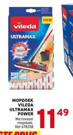 Trafic Mopdoek vileda ultramax power aanbieding