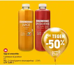 Delhaize Sap of smoothie aanbieding