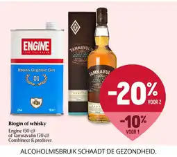 Delhaize Biogin of whisky aanbieding