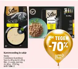 Delhaize Kattenvoeding in zakje aanbieding