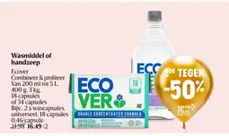 Delhaize Wasmiddel of handzeep aanbieding
