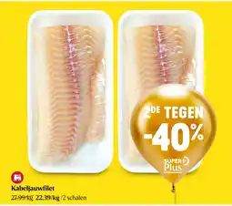 Delhaize Kabeljauwfilet aanbieding