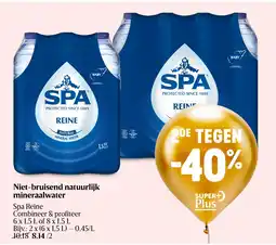 Delhaize Niet-bruisend natuurlijk mineraalwater aanbieding