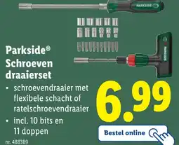 Lidl ParksideⓇ Schroeven draaierset aanbieding