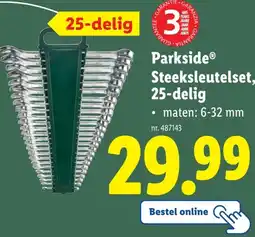 Lidl ParksideⓇ Steeksleutelset, 25-delig aanbieding