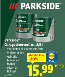 Lidl ParksideⓇ Garagevloerverf, ca. 2,5| aanbieding