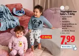 Lidl Joggingpak voor baby's, 2-delig aanbieding