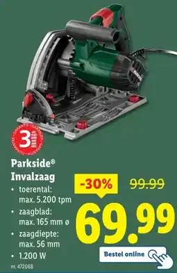 Lidl ParksideⓇ Invalzaag aanbieding