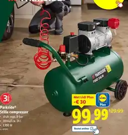Lidl ParksideⓇ Stille compressor aanbieding