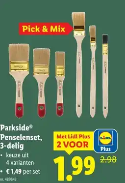 Lidl ParksideⓇ Penselenset, 3-delig aanbieding