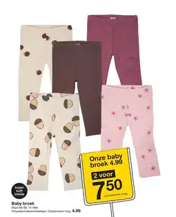 Zeeman Baby broek aanbieding