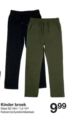 Zeeman Kinder broek aanbieding