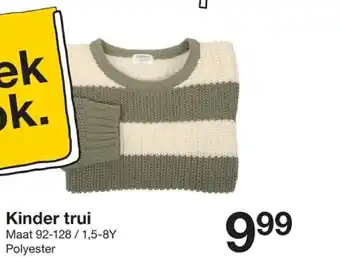 Zeeman Kinder trui aanbieding