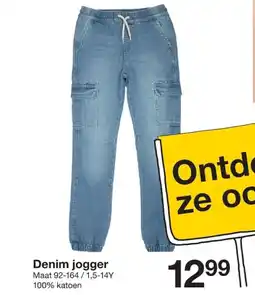 Zeeman Denim jogger aanbieding