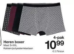 Zeeman Heren boxer aanbieding