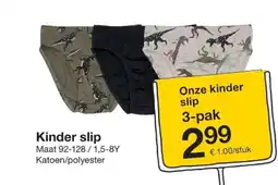 Zeeman Kinder slip aanbieding