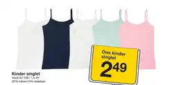 Zeeman Kinder singlet aanbieding