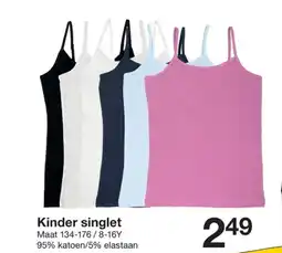 Zeeman Kinder singlet aanbieding