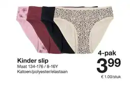 Zeeman Kinder slip aanbieding