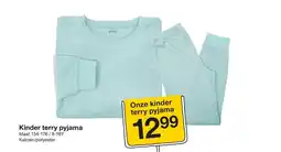 Zeeman Kinder terry pyjama aanbieding