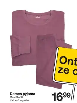 Zeeman Dames pyjama aanbieding