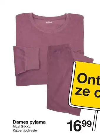 Zeeman Dames pyjama aanbieding