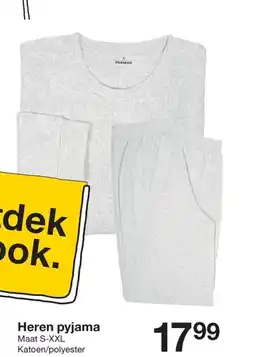 Zeeman Heren pyjama aanbieding