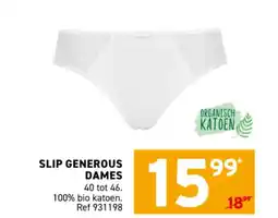 Trafic Slip generous dames aanbieding