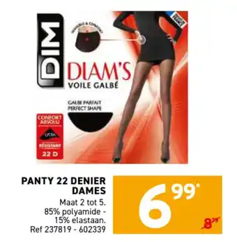 Trafic Panty 22 denier dames aanbieding