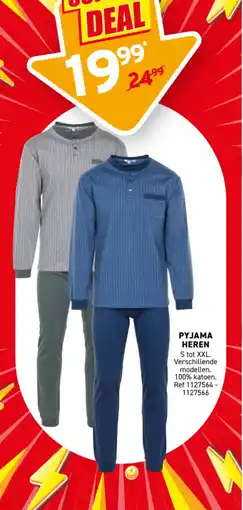 Trafic Pyjama heren aanbieding