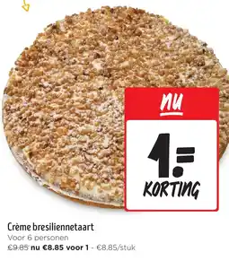 Jumbo Crème bresiliennetaart aanbieding