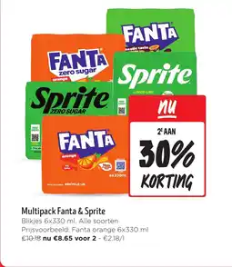Jumbo Multipack FANTA & Sprite aanbieding