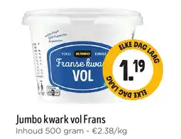 Jumbo Jumbo kwark vol Frans aanbieding