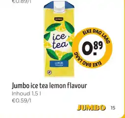 Jumbo Jumbo ice tea lemon flavour aanbieding