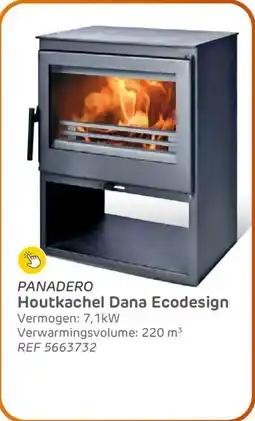 Brico Panadero houtkachel dana ecodesign aanbieding