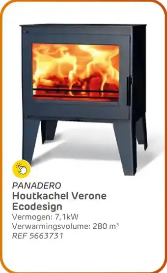 Panadero houtkachel verone ecodesign